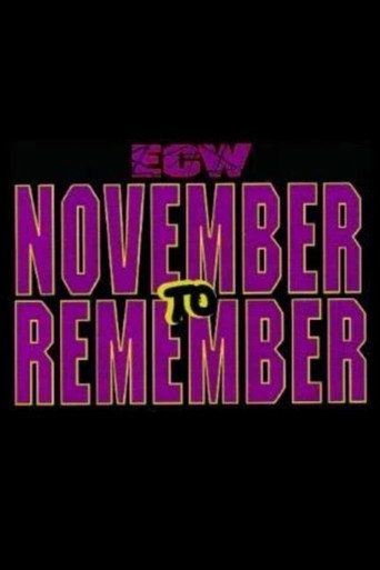 ECW November to Remember 1993 movie poster