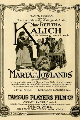 Marta of the Lowlands movie poster