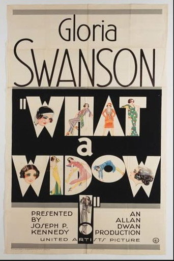 What a Widow! movie poster