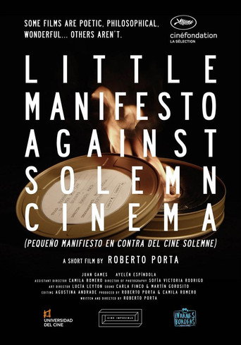 Little Manifesto Against Solemn Cinema movie poster
