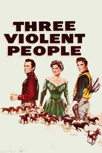 Three Violent People movie poster