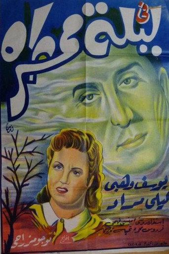 In a rainy night movie poster