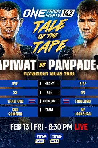 ONE Friday Fights 142: Apiwat vs. Panpadej movie poster