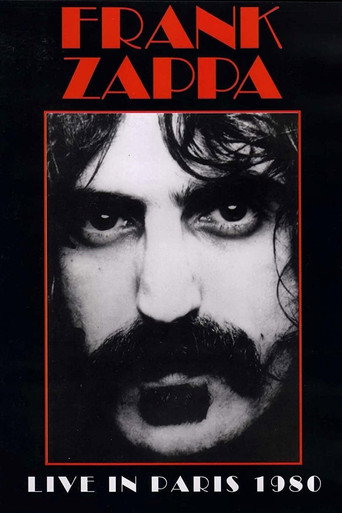Frank Zappa - Live in Paris 1980 movie poster