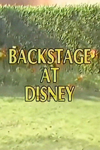 Backstage at Disney movie poster