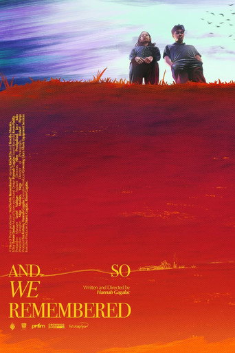 and so we remembered movie poster