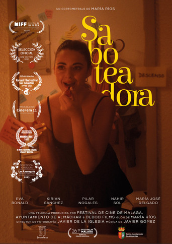 Saboteadora movie poster
