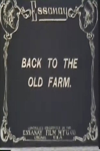 Back to the Old Farm movie poster