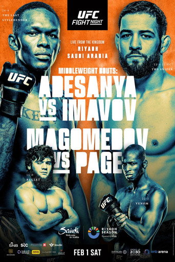 UFC Fight Night 250: Adesanya vs. Imavov movie poster