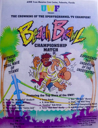 UWF Beach Brawl movie poster