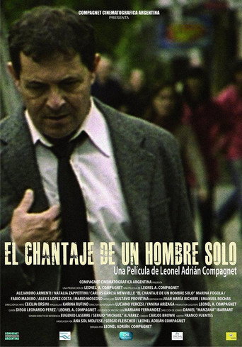 El chantaje de un hombre solo movie poster
