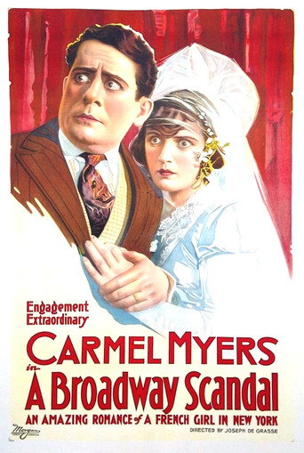 A Broadway Scandal movie poster
