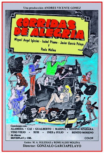 Corridas de alegría movie poster