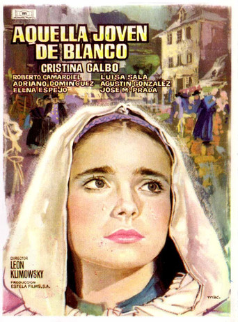 Aquella joven de blanco movie poster