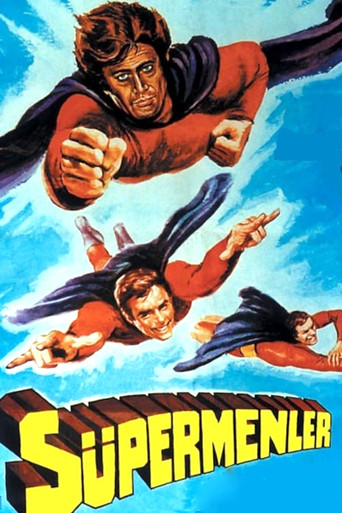 3 Supermen Against Godfather movie poster