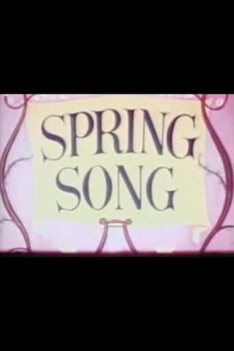 Spring Song movie poster