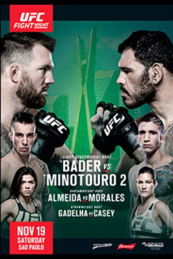 UFC Fight Night 100: Bader vs. Nogueira 2 movie poster