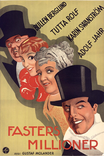 Fasters millioner movie poster