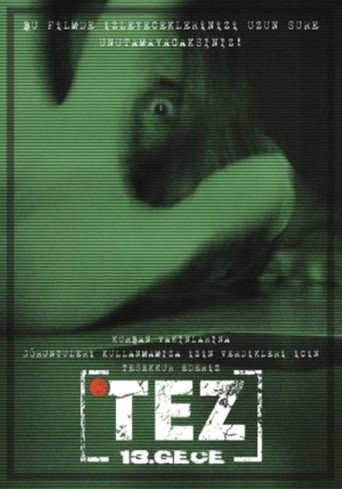 Tez 13. Gece movie poster