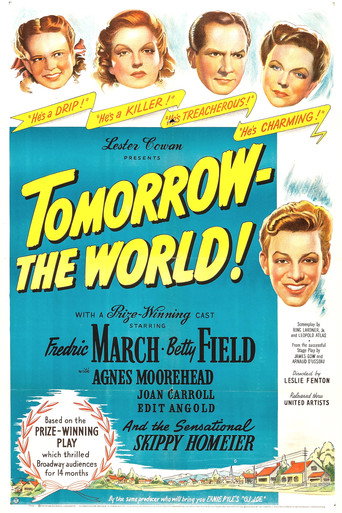 Tomorrow, the World! movie poster