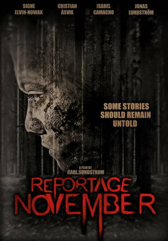 Reportage November movie poster