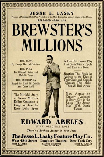 Brewster's Millions movie poster