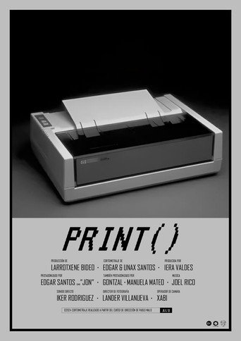 Print () movie poster