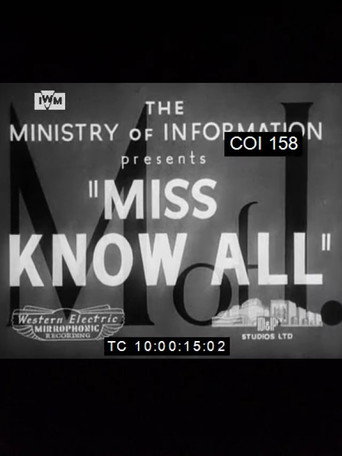 Miss Knowall movie poster