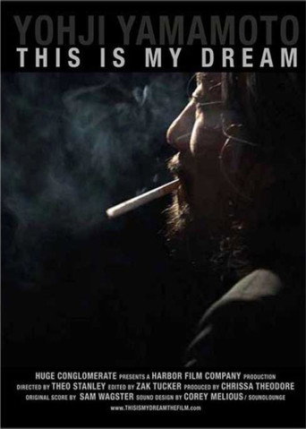 Yohji Yamamoto: This Is My Dream movie poster