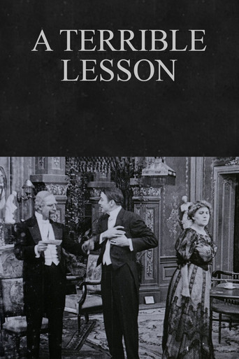 A Terrible Lesson movie poster