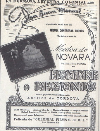 Hombre o demonio movie poster