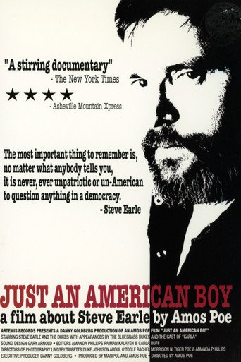 Just an American Boy: A Film About Steve Earle movie poster