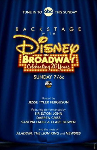 Backstage With Disney on Broadway: Celebrating 20 Years movie poster