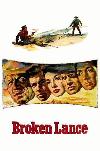 Broken Lance movie poster