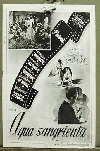 Agua sangrienta movie poster