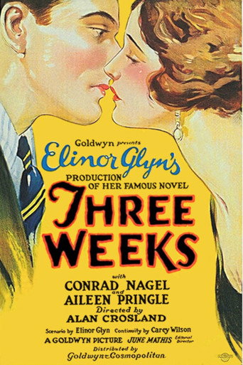 Three Weeks movie poster