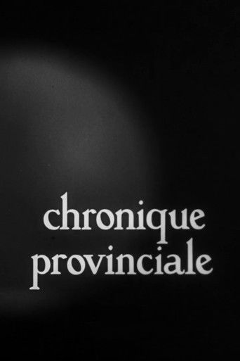 Provincial Chronicle movie poster