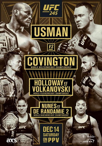 UFC 245: Usman vs. Covington movie poster