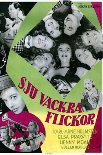Sju vackra flickor movie poster