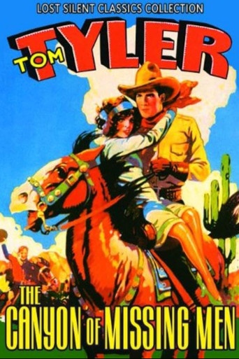 The Canyon of Missing Men movie poster