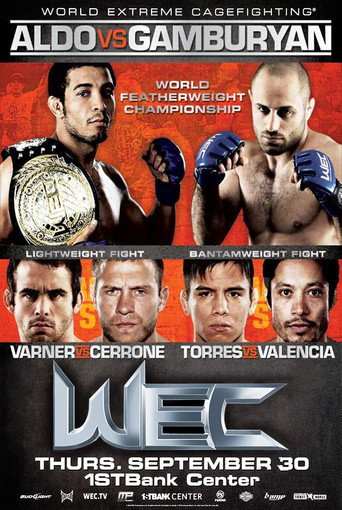 WEC 51: Aldo vs. Gamburyan movie poster