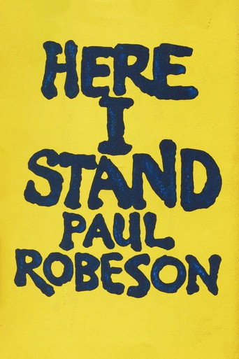 Paul Robeson: Here I Stand movie poster