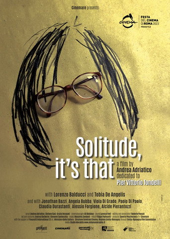 Solitude, It's That movie poster