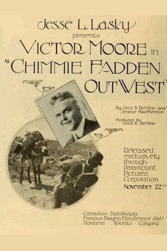 Chimmie Fadden Out West movie poster