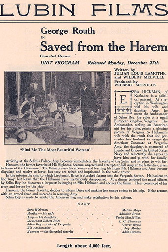 Saved from the Harem movie poster