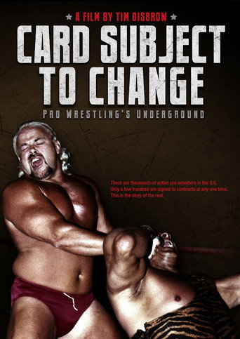 Card Subject To Change movie poster
