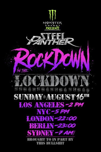 Steel Panther - Rockdown In The Lockdown movie poster