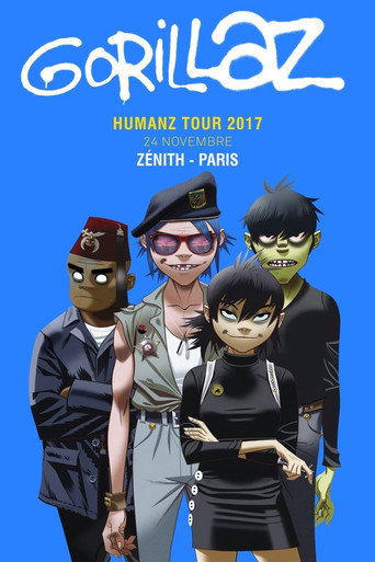 Gorillaz at Zénith 2017 movie poster