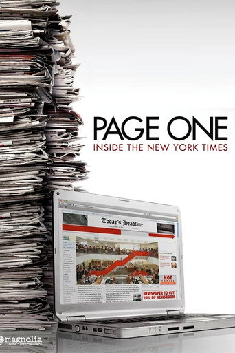 Page One: Inside the New York Times movie poster