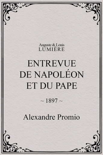 Interview Between Napoleon and the Pope movie poster